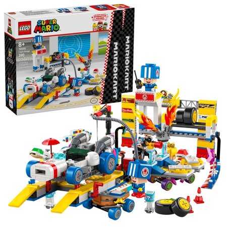 Mario Kart Garajul lui Toad Super Mario, 8 ani+, 72035, Lego 677835