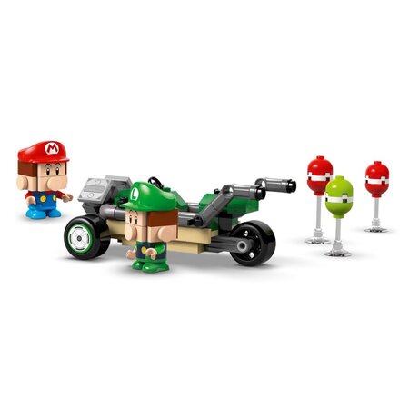 Mario Kart Baby Mario si Baby Luigi Super Mario, 8 ani+, 72034, Lego 677848