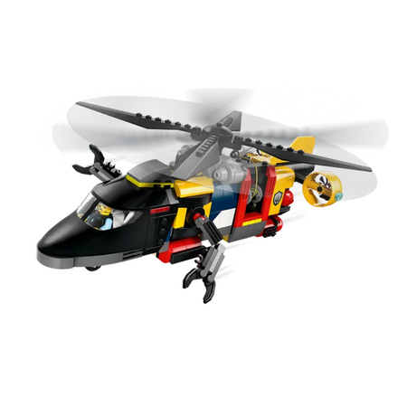 Elicopter, autospeciala de pompieri si submarin remixate, 60462, + 7 ani, Lego 677888