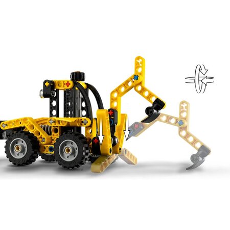 Buldoexcavator Technic, 7 ani+, 42197, Lego 677919