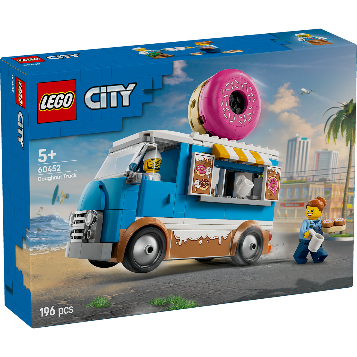 Furgoneta de gogosi City, 60452, + 5 ani, Lego