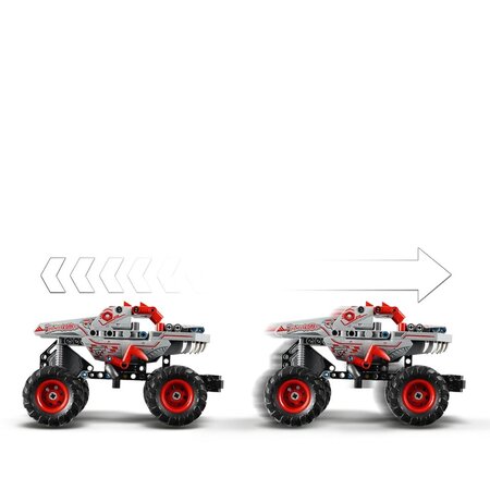 Monster Jam ThunderROARus cu motor cu arc Technic, 7 ani+, 42200, Lego 677950