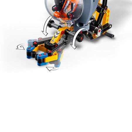 Submarin de cercetare la mare adancime Technic, 9 ani+, 42201, Lego 677971
