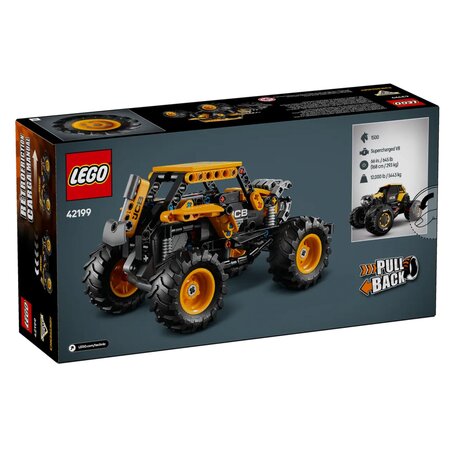 Monster Jam DIGatron cu motor cu arc Technic, 7 ani+, 42199, Lego 682574