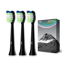 Set 3 rezerve pentru periuta de dinti electrica P200, Negru, JTF