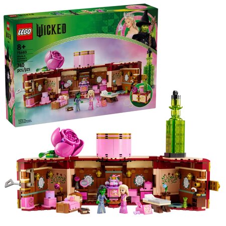 Camera de camin a Glindei si a Elphabei Wicked, 8 ani+, 75683, Lego 678102