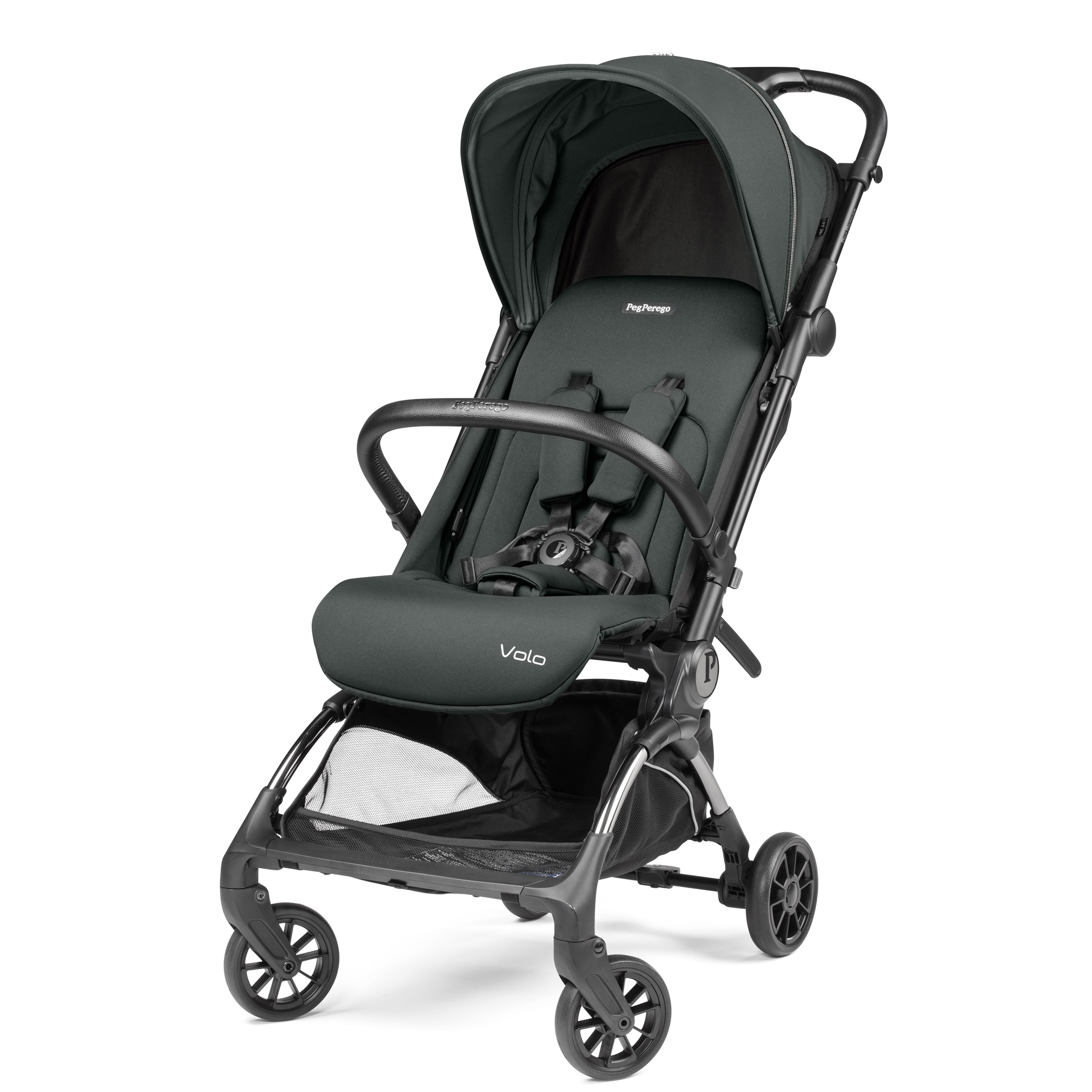 Carucior Sport ultracompact Volo, 0-22 kg, Verde Metal, Peg Perego