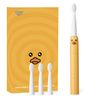 Periuta de dinti electrica pentru copii+ 4 capete de rezerva J20C, Portocaliu, JTF
