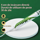 Periuta de dinti electrica pentru copii+ 4 capete de rezerva J20C, Verde, JTF 678210
