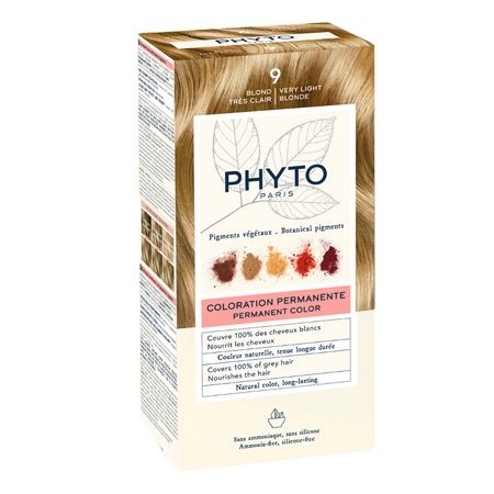 Vopsea de par PhyroColor, 9 Very Light Blonde, Phyto