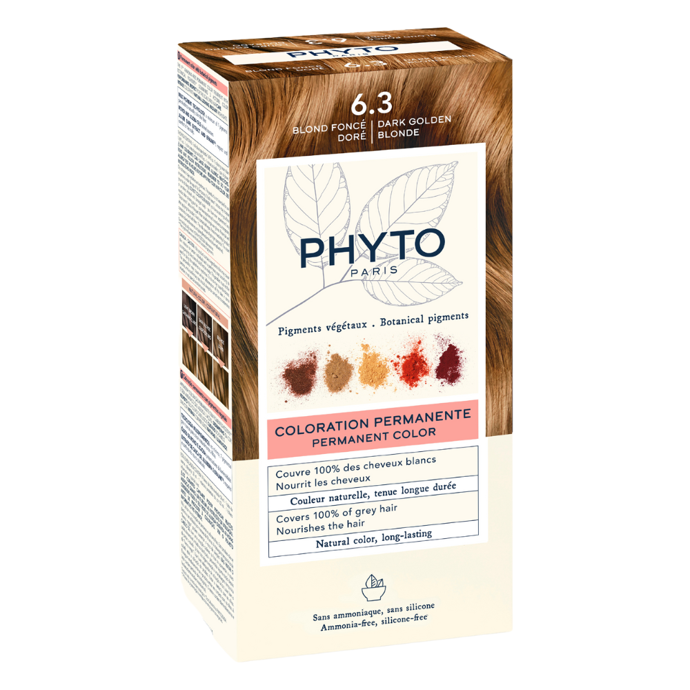 Vopsea permanenta pentru par PhyroColor, Nuanta 6.3 Dark Golden Blonde, Phyto