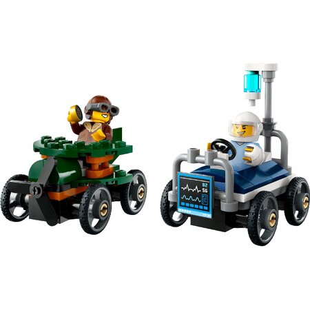 Pachet de curse Avion vs. pat de spital, 60459, + 5 ani, Lego 678297
