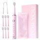 Periuta de dinti electrica pentru adulti+ 6 capete de rezerva J40, Roz, JTF 721865