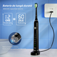 Periuta de dinti electrica + 6 capete de rezerva si cutie de calatorii P200, Negru, JTF 678395
