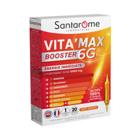 Vitamax Booster 6G, 20 fiole x 10 ml, Santarome