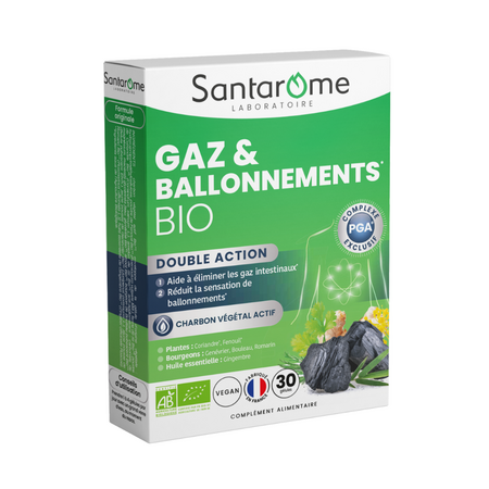 Gaz & Balonare Bio, 30 capsule, Santarome
