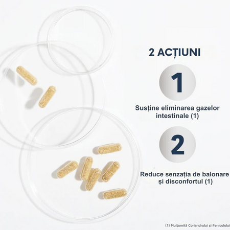 Gaz & Balonare Bio, 30 capsule, Santarome 678439