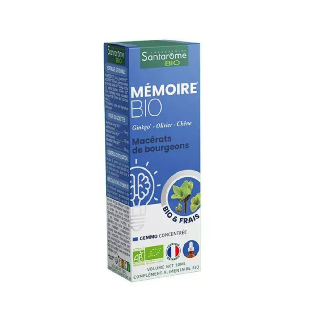 Gemmo Memorie Bio, 30 ml, Santarome