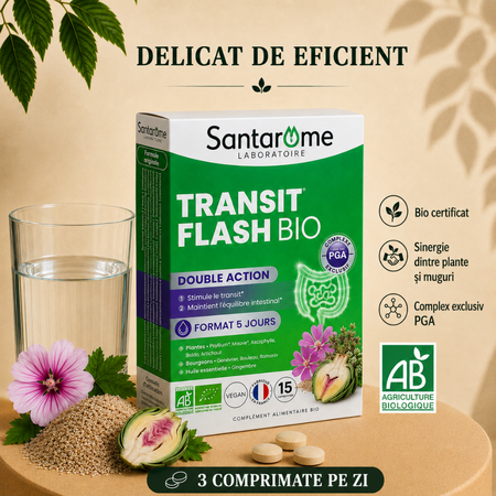 Tranzit Flash Bio, 15 comprimate, Santarome 806063
