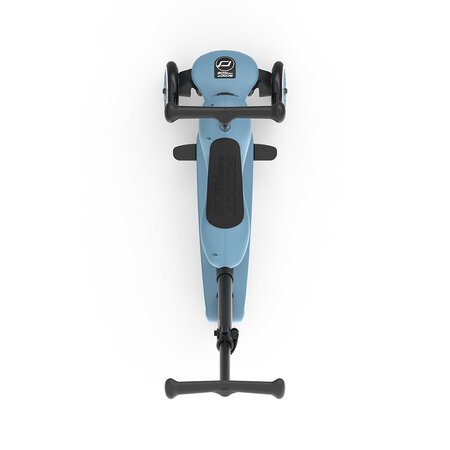 Trotineta 3 in 1 cu sezut pentru copii Highwaykick 1 Push and Go, Steel, 1-5 ani, Scoot and Ride 678515
