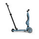 Trotineta 3 in 1 cu sezut pentru copii Highwaykick 1 Push and Go, Steel, 1-5 ani, Scoot and Ride 678517
