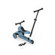 Trotineta 3 in 1 cu sezut pentru copii Highwaykick 1 Push and Go, Steel, 1-5 ani, Scoot and Ride 678512
