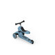Trotineta 3 in 1 cu sezut pentru copii Highwaykick 1 Push and Go, Steel, 1-5 ani, Scoot and Ride 678511