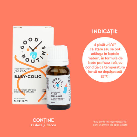 Sirop pentru colici Baby Colic For Kids, 8 ml, Good Routine 763359