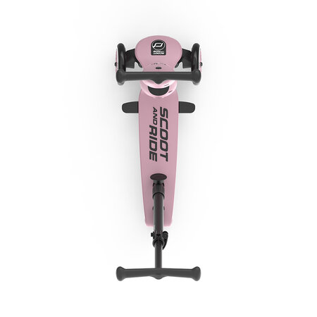 Trotineta 3 in 1 cu sezut pentru copii Highwaykick 1 Push and Go, Wildberry, 1-5ani, Scoot and Ride 678549