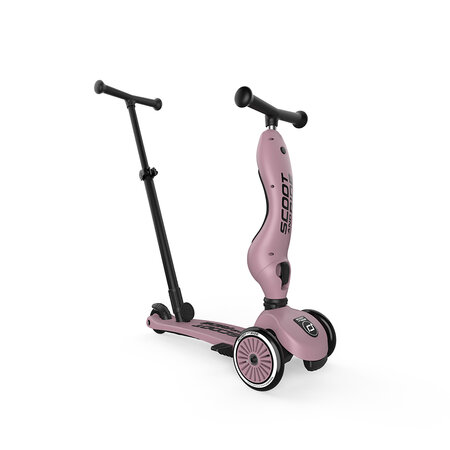 Trotineta 3 in 1 cu sezut pentru copii Highwaykick 1 Push and Go, Wildberry, 1-5ani, Scoot and Ride 678550