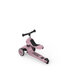 Trotineta 3 in 1 cu sezut pentru copii Highwaykick 1 Push and Go, Wildberry, 1-5ani, Scoot and Ride 678545