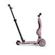 Trotineta 3 in 1 cu sezut pentru copii Highwaykick 1 Push and Go, Wildberry, 1-5ani, Scoot and Ride 678551