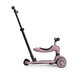 Trotineta 3 in 1 cu sezut pentru copii Highwaykick 1 Push and Go, Wildberry, 1-5ani, Scoot and Ride 678548