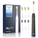 Periuta de dinti electrica + 6 capete de rezerva P100, Negru, JTF 678572