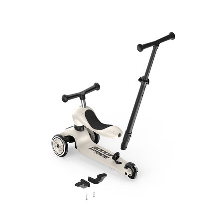 Trotineta 3 in 1 cu sezut pentru copii Highwaykick 1 Push and Go, Ash, 1-5 ani, Scoot and Ride 678560