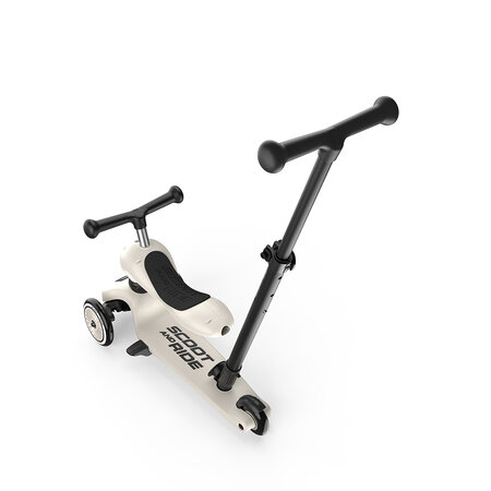 Trotineta 3 in 1 cu sezut pentru copii Highwaykick 1 Push and Go, Ash, 1-5 ani, Scoot and Ride 678569