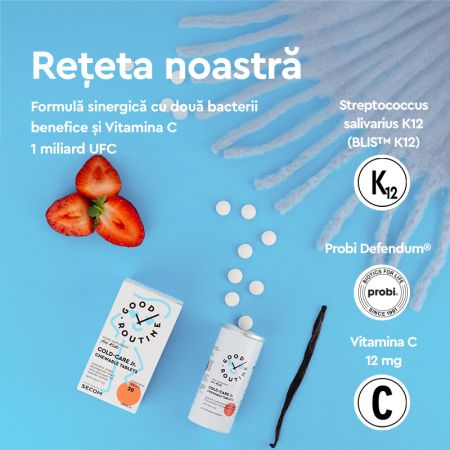 Cold-Care Jr For Kids, 20 tablete masticabile, Good Routine 763382