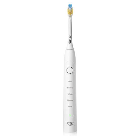 Periuta de dinti electrica + 6 capete de rezerva P100, Alb, JTF 678597