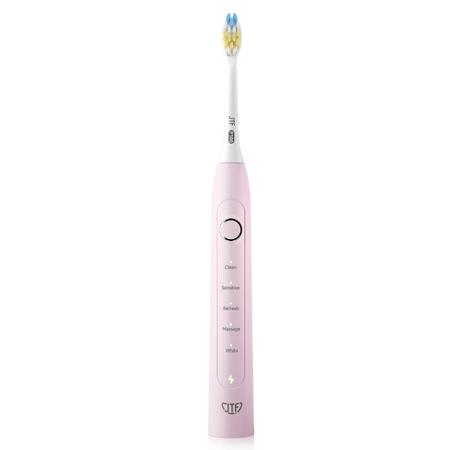 Periuta de dinti electrica + 6 capete de rezerva P100, Roz, JTF 678603
