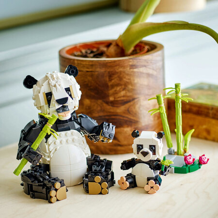 Animale salbatice: familia de ursi panda Creator, 31165, + 8 ani, Lego 678642