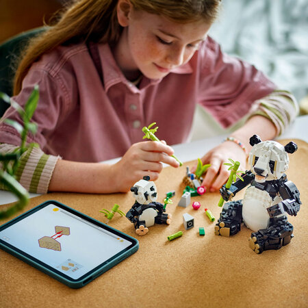Animale salbatice: familia de ursi panda Creator, 31165, + 8 ani, Lego 678640