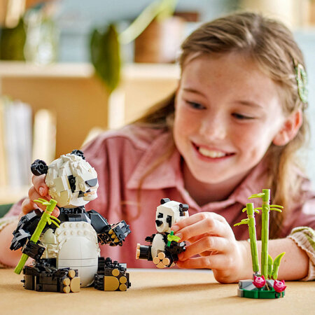 Animale salbatice: familia de ursi panda Creator, 31165, + 8 ani, Lego 678636