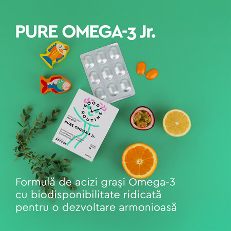 Pure Omega-3 Jr For Kids, 18 jeleuri, Good Routine 763507
