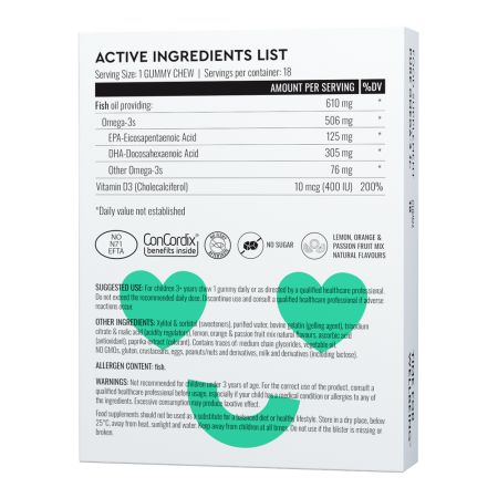 Pure Omega-3 Jr For Kids, 18 jeleuri, Good Routine 763504