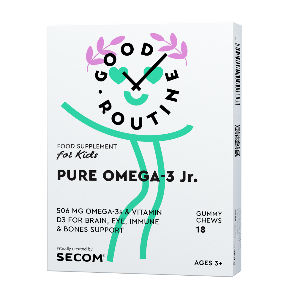 Pure Omega-3 Jr For Kids, 18 jeleuri, Good Routine