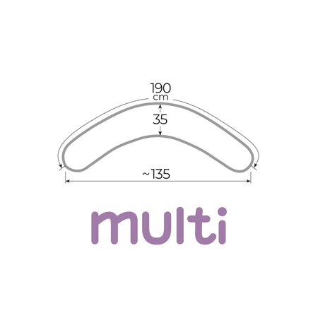 Perna de alaptat Multifunctionala Multi, Chamomille 679014