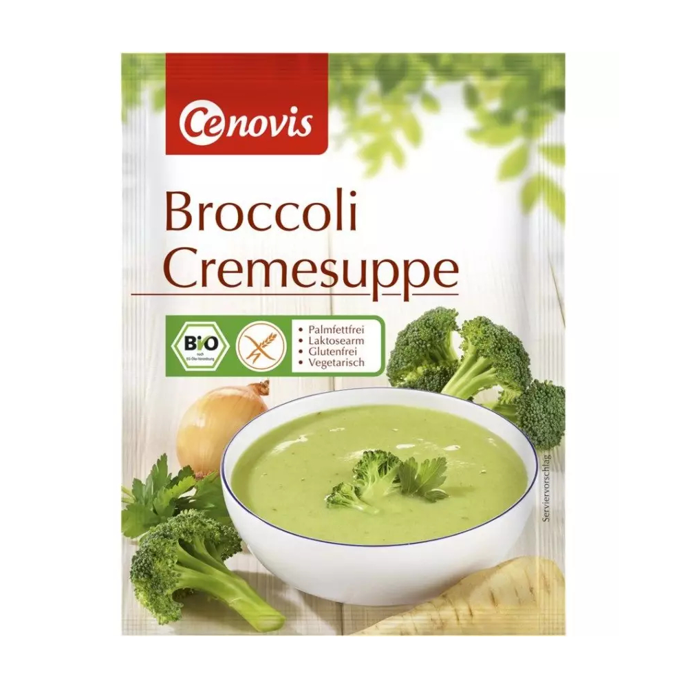 Supa crema de broccoli Bio, 45 g, Cenovis