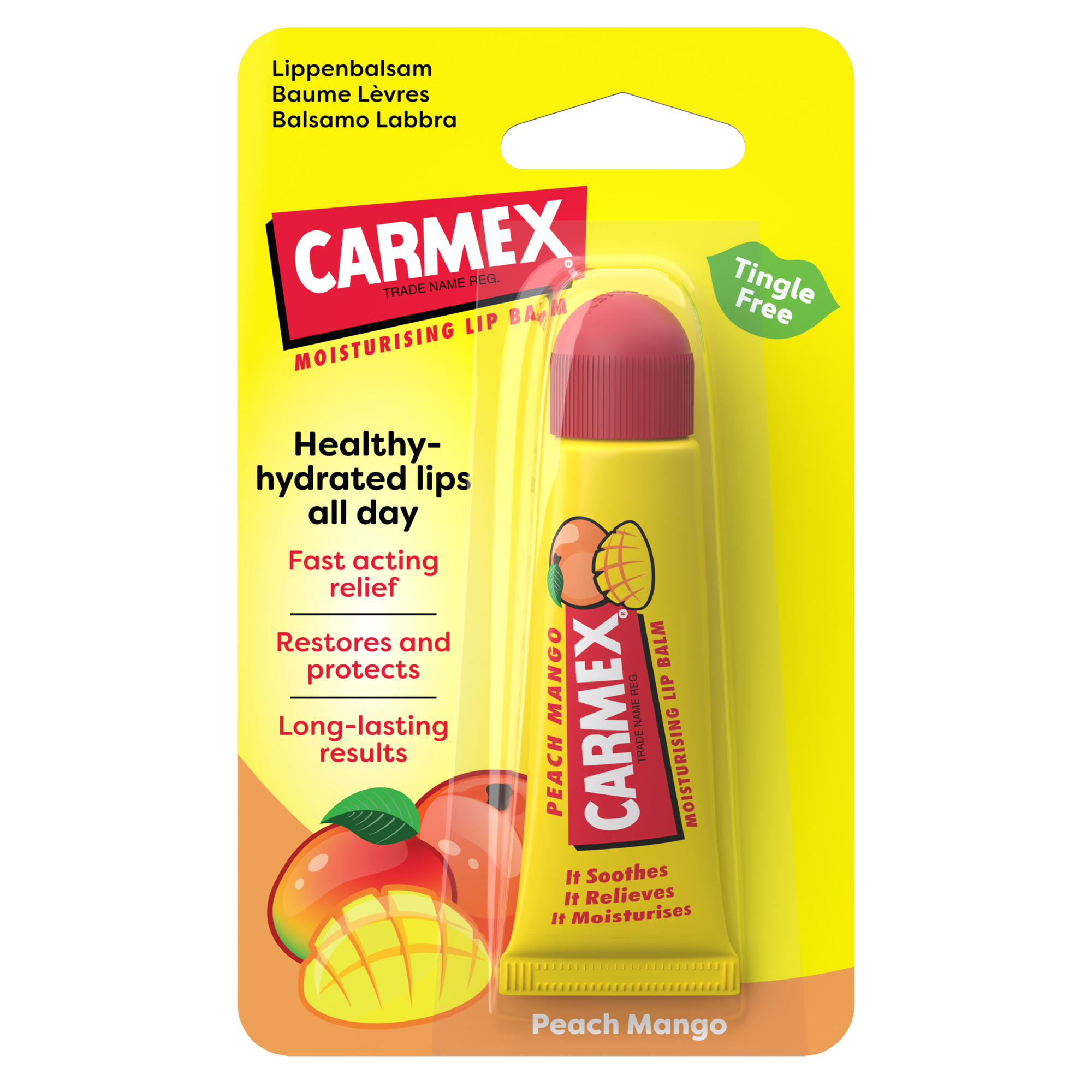 Balsam de buze Peach Mango, 10 g, Carmex