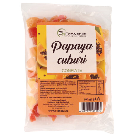 ECONATUR PAPAYA CUBURI CONFIATE 100G00000627