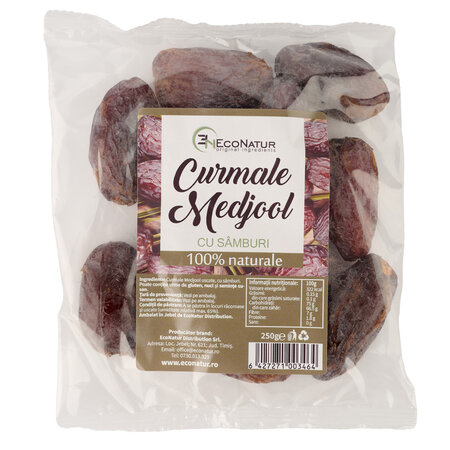 ECONATUR CURMALE MEDJOOL CU SAMBURI 250G 00000620
